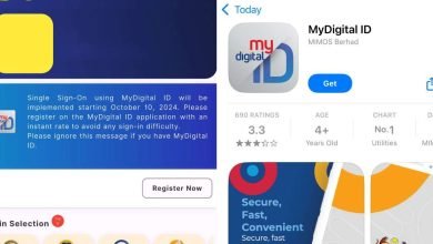 MyDigital ID لتحرير MYJPJ، يمكنك استخدامه