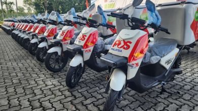 تتلقى شركة Pos Malaysia 1000 دراجة بخارية كهربائية من Modenas MEV-1 Pro لأسطول توصيل البريد