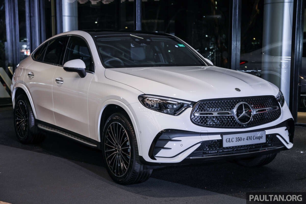 تم إطلاق 2024 مرسيدس بنز GLC350e كوبيه و AMG GLC43 كوبيه في ماليزيا – من 426 ألف رينجيت ماليزي إلى 499 ألف رينجيت ماليزي تم إطلاق 2024 مرسيدس بنز GLC350e كوبيه و AMG GLC43 كوبيه في ماليزيا – من 426 ألف رينجيت ماليزي إلى 499 ألف رينجيت ماليزي