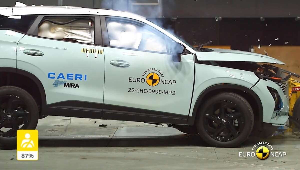 حصلت شيري أومودا E5 على 5 نجوم من Euro NCAP وANCAP حصلت شيري أومودا E5 على 5 نجوم من Euro NCAP وANCAP