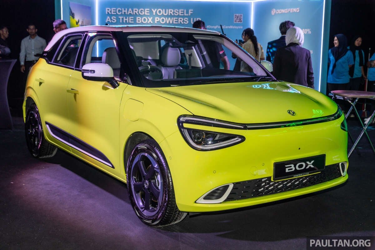 تم إطلاق Dongfeng Box EV في ماليزيا – RM101k-114k، 95 حصانًا / 160 نيوتن متر، 140 كم / ساعة، يصل مداه إلى 430 كم