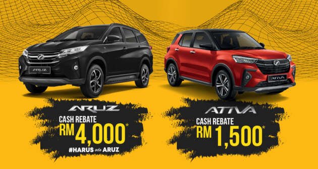 Perodua anjur Promotions hujung tahun – Ativa dapat rebat RM1.5k, diskaun RM4k to Aruz, hingga 31 Dis