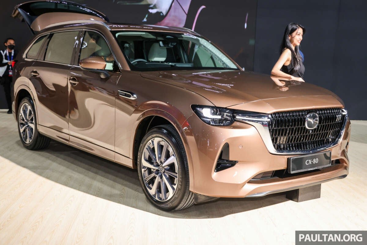 تمت معاينة Mazda CX-80 في KLIMS 2024 – سيارة الدفع الرباعي ذات 3 صفوف مع محركات I6 وPHEV؛ استبدال CX-8، CX-9