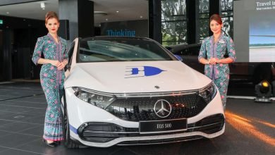 تدخل مرسيدس-بنز EQS500 وS580e خدمة النقل الخاصة بالخطوط الجوية الماليزية لعملاء Enrich Platinum