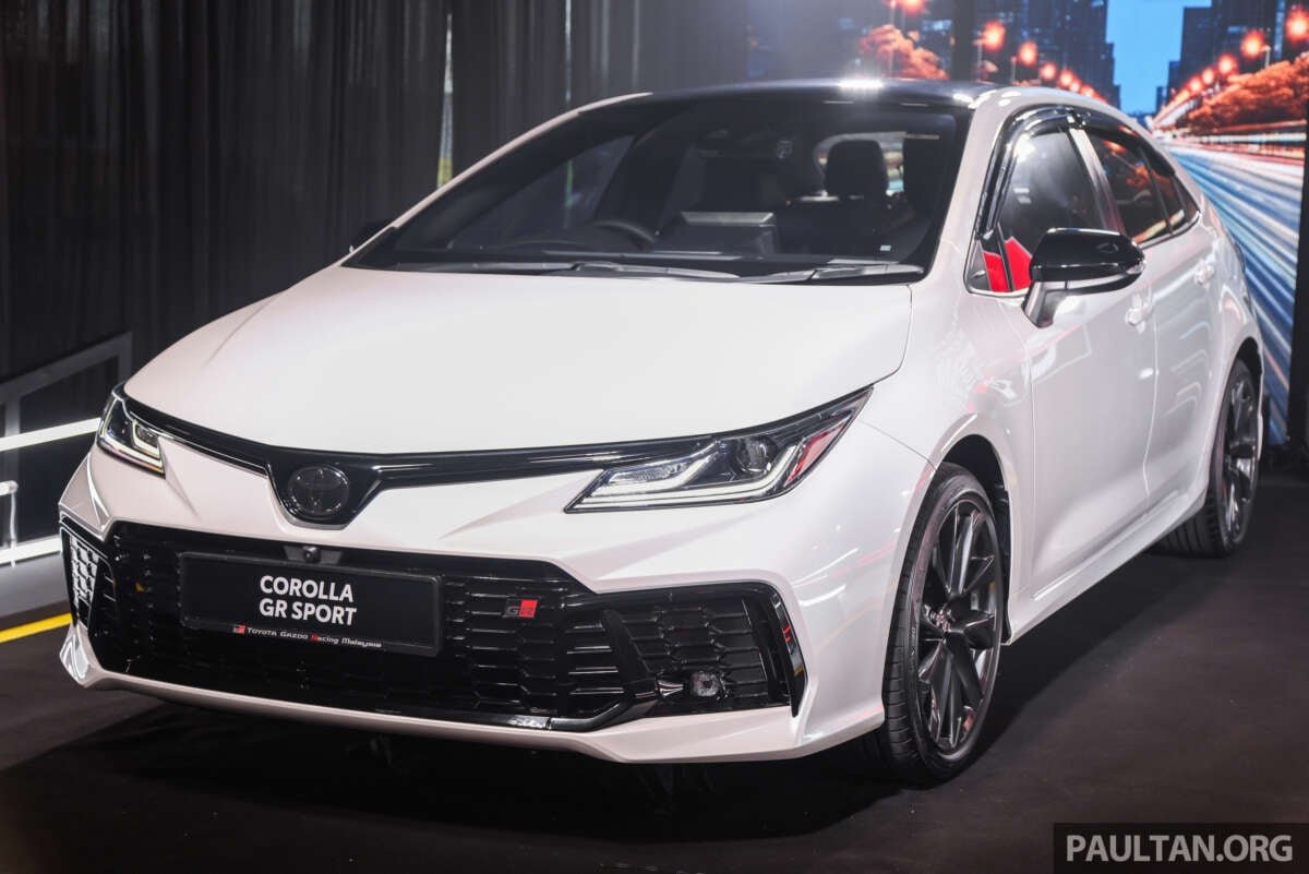 Toyota Corolla GR Sport 2025 dilancar di M’sia — CVT مع تعديل 10 سرعات، نظام تعليق كبير، RM150k
