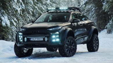 Audi Q6 E-Tron Offroad Concept-517 PS النموذج الأولي سيارات الدفع الرباعي الكهربائية يحصل على محاور بوابة ، قدرة أكبر على الطرق الوعرة على الطرق الوعرة