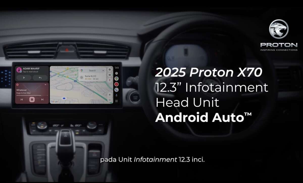 تم الآن إجراء عملية تجميل Proton X70 مع Android Auto – وتم طرح Apple CarPlay في أواخر عام 2024، واكتمل AACP تم الآن إجراء عملية تجميل Proton X70 مع Android Auto – وتم طرح Apple CarPlay في أواخر عام 2024، واكتمل AACP