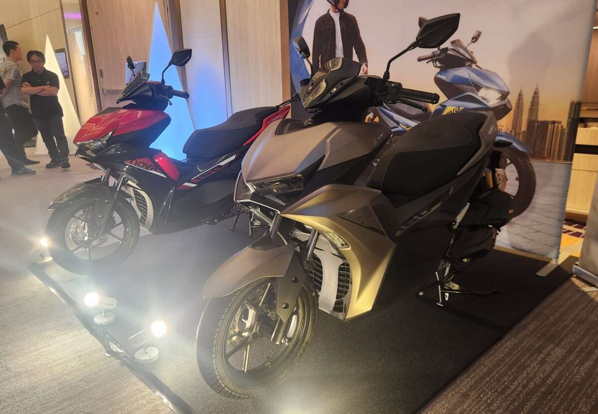 2025 Aveta Nova 160 و Nova 125 Scooters في ماليزيا ، بسعر 7،988 رينجيت ماليزي و 15 رينجيت ماليزي ، على التوالي 2025 Aveta Nova 160 و Nova 125 Scooters في ماليزيا ، بسعر 7،988 رينجيت ماليزي و 15 رينجيت ماليزي ، على التوالي