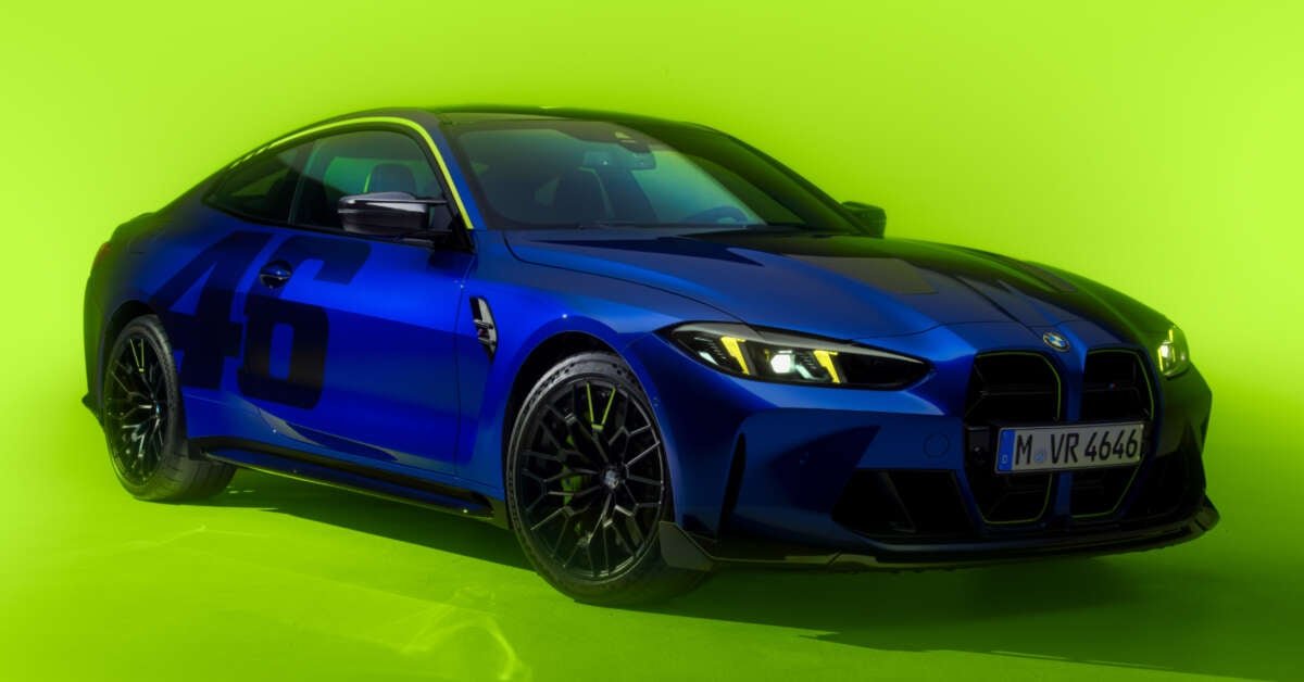 BMW M4 CS Edition VR46 Dikeluarkan Sempena Tahun Kelahiran Valentino Rossi ، Hanya 46 Unit Ditawarkan BMW M4 CS Edition VR46 Dikeluarkan Sempena Tahun Kelahiran Valentino Rossi ، Hanya 46 Unit Ditawarkan