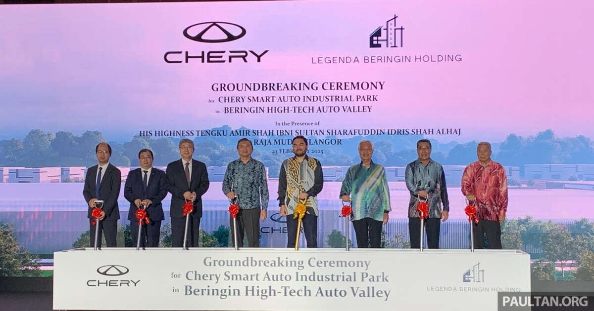 Chery Smart Auto Industrial Park الذي سيتم بناؤه في Hulu Selangor ؛ الانتهاء في عام 2026 ، لإخراج 100 ألف سيارة/سنة Chery Smart Auto Industrial Park الذي سيتم بناؤه في Hulu Selangor ؛ الانتهاء في عام 2026 ، لإخراج 100 ألف سيارة/سنة
