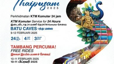KTM Komuter يحظر الدراجات على القطارات خلال فترة ثايبوسام – 4D3N 24 ساعة ، ركوب الخيل الحرة من 10-11 فبراير