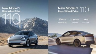 Tesla Model Y Juniper يحصل على Cat New Cat وهو متغير صديق في سنغافورة-150 Ps/110 KW ؛ FR RM342K