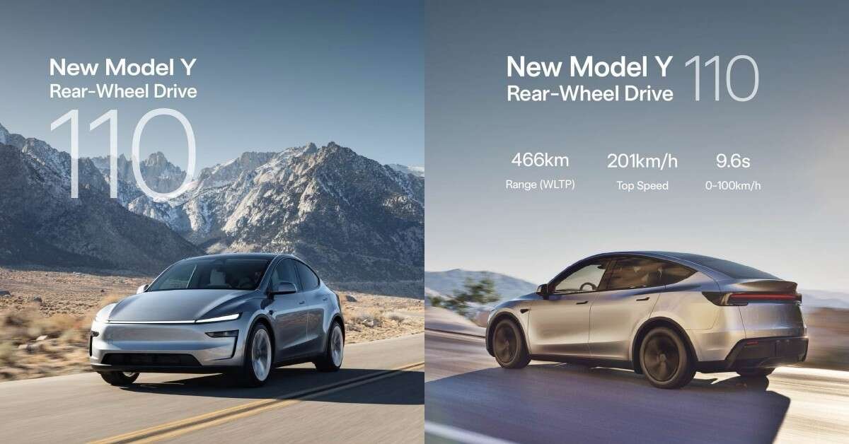 Tesla Model Y Juniper يحصل على Cat New Cat وهو متغير صديق في سنغافورة-150 Ps/110 KW ؛ FR RM342K Tesla Model Y Juniper يحصل على Cat New Cat وهو متغير صديق في سنغافورة-150 Ps/110 KW ؛ FR RM342K
