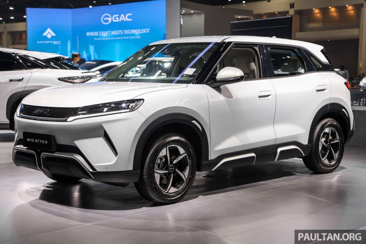 BYD ATTO 2 لاول مرة في معرض بانكوك للسيارات-SUB-ATTO 3 EV SUV ؛ ما يصل إلى 312 كم مجموعة WLTP ؛ ماليزيا بعد ذلك؟ BYD ATTO 2 لاول مرة في معرض بانكوك للسيارات-SUB-ATTO 3 EV SUV ؛ ما يصل إلى 312 كم مجموعة WLTP ؛ ماليزيا بعد ذلك؟