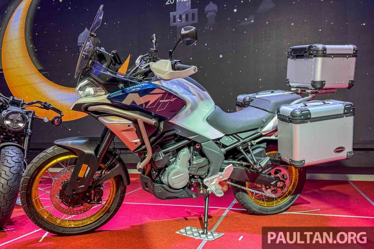 CFMOTO 700MT DILANCAR DI MALAYSIA – RM34K SIAP BEG BARANGAN ، Pemanas Tangan ، Enjin Dua Silinder 693 CC ، CFMOTO 700MT DILANCAR DI MALAYSIA – RM34K SIAP BEG BARANGAN ، Pemanas Tangan ، Enjin Dua Silinder 693 CC ،