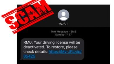 JPJ GESA ORANG RAMAI USAH TERPERDAYA DENGAN SMS PALSU BERHUBUNG PEMBATALAN LESEN MEMANDU