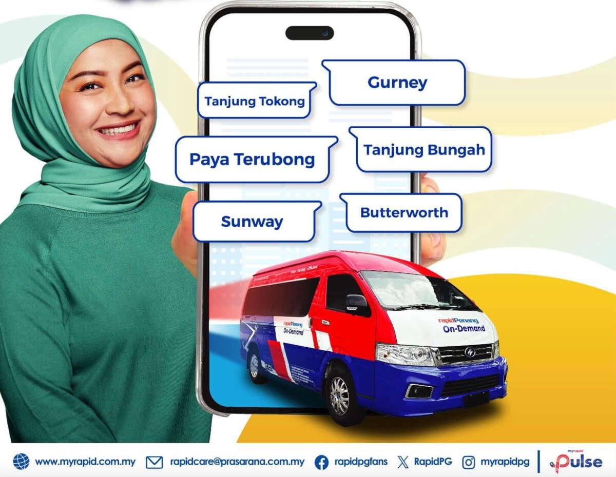 خدمة Van Rapid Penang عند الطلب للحصول على ثلاثة طرق جديدة ؛ اثنين أخريين على الطريق الحالي من 15 مارس خدمة Van Rapid Penang عند الطلب للحصول على ثلاثة طرق جديدة ؛ اثنين أخريين على الطريق الحالي من 15 مارس