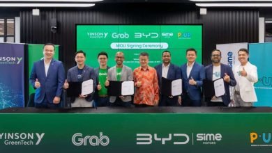 عين Yinson Greentech شريك تأجير ماليزيا EV ؛ 10 وحدات من BYD M6 EV MPV ليتم تسليمها