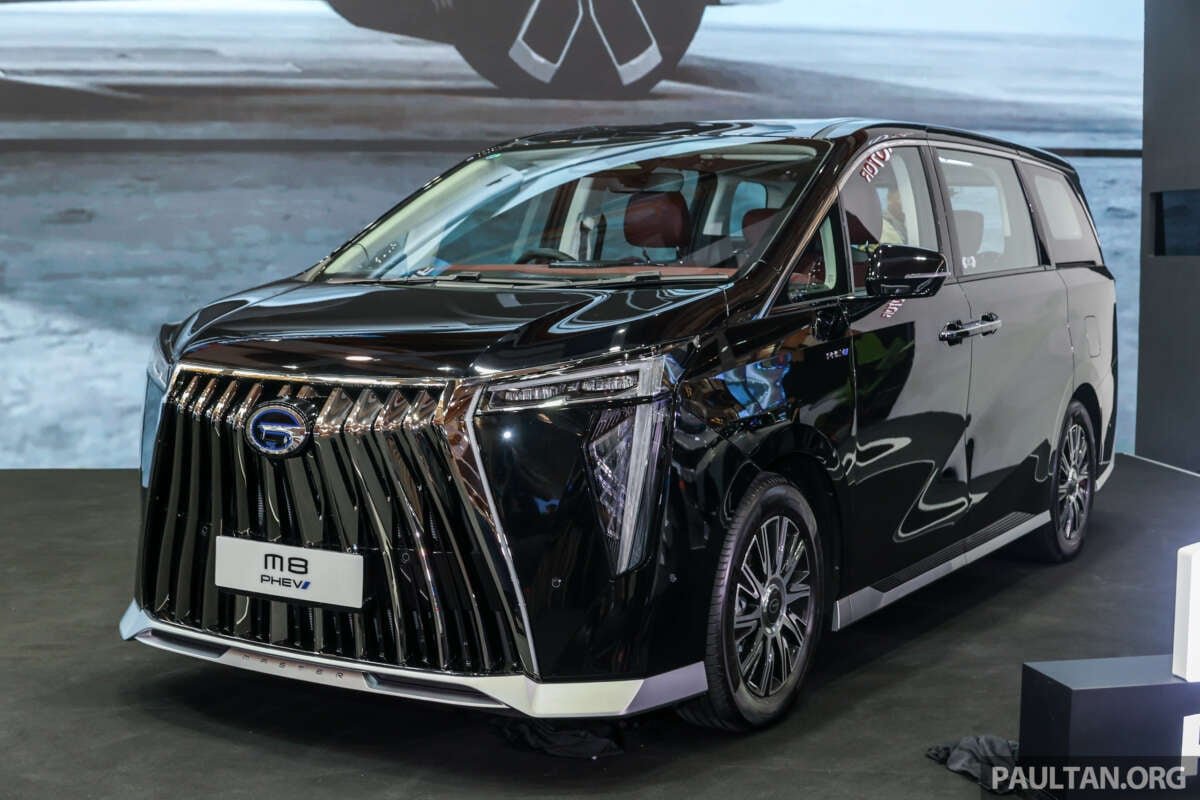 GAC M8 PHEV Open للحجز في ماليزيا ، من RM333K ؛ نطاق 106 كم EV ، 1032 كم مجموعة مجتمعة GAC M8 PHEV Open للحجز في ماليزيا ، من RM333K ؛ نطاق 106 كم EV ، 1032 كم مجموعة مجتمعة
