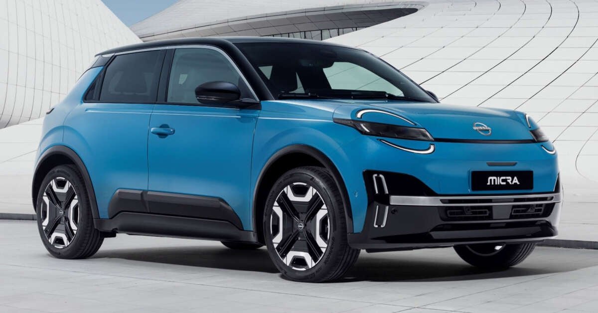 2026 تقوم نيسان ميكرا إيف بأول ظهور كامل – تم إعادة تشغيل Renault 5 E -Tech مع ما يصل إلى 150 ps ، 408 كم نطاق