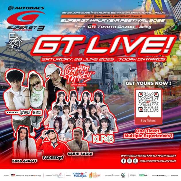 مهرجان Super GT Malaysia 2025 – UMWT ، Toyota Gazoo Racing Malaysia Diumum Penaja Utama مهرجان Super GT Malaysia 2025 – UMWT ، Toyota Gazoo Racing Malaysia Diumum Penaja Utama