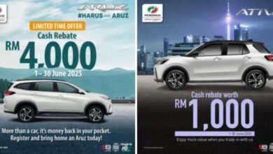 Perodua Anjur Promosi Jun 2025 – Ativa Dapat Rebat Tunai RM1000 ، Diskaun RM4000 Untuk Aruz